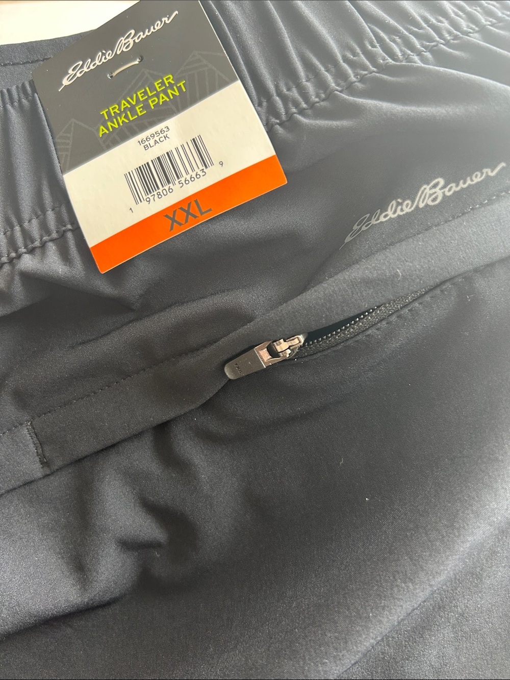 Eddie Bauer Traveler Ankle Pant - black xxl - Picture 5 of 6